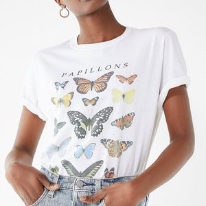 Urban Outfitters Butterfly Tee